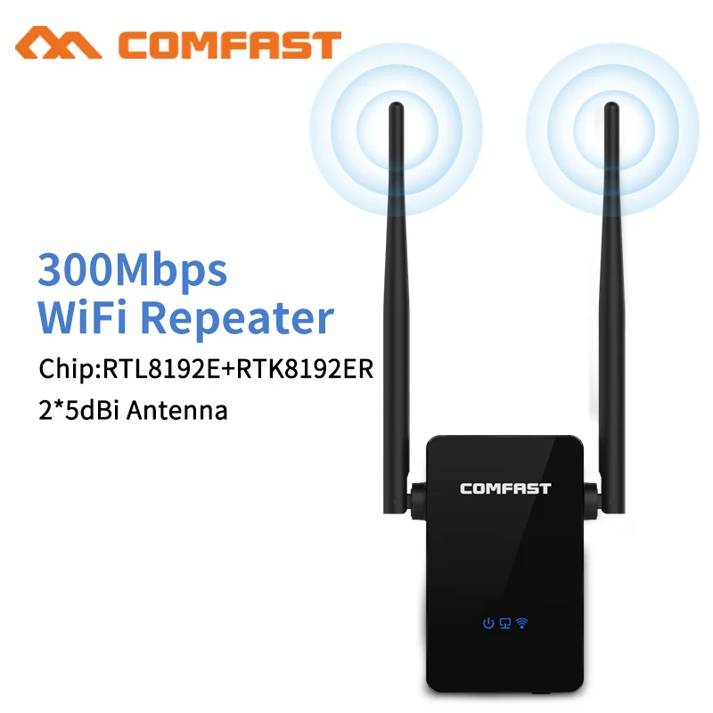 802.11n/b/g 300 Мбит/с Wi-Fi ретранслятор 10dbi антенна усилитель сигнала | Компьютеры и офис