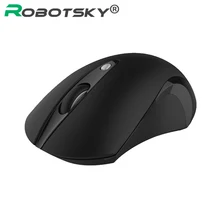 Robotsky 2,4 ГГц Беспроводной Мышь бесшумный 1600 Точек на дюйм Оптическая Компьютерная игровая Мышь для ноутбук, настольный компьютер