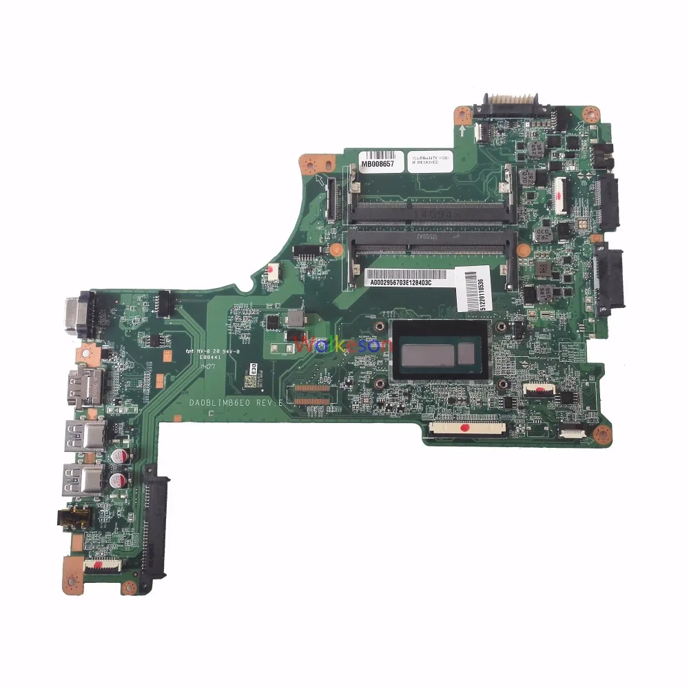SHELI FOR Toshiba Satellite L50-B Laptop Motherboard W/ I7-4500U CPU A000295670 DA0BLIMB6E0 DDR3 Test Oke | Компьютеры и офис