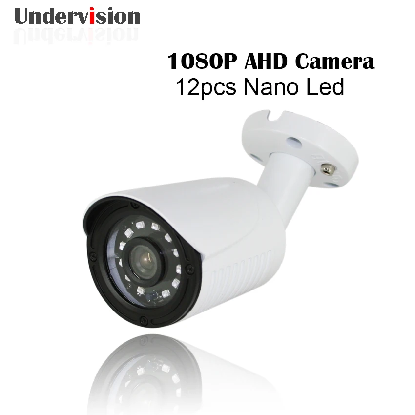1080P AHD IR camera 12pcs Nano Leds outdoor Camera 50M IR distance work CCTV DVR IR cut day night cctv Camera