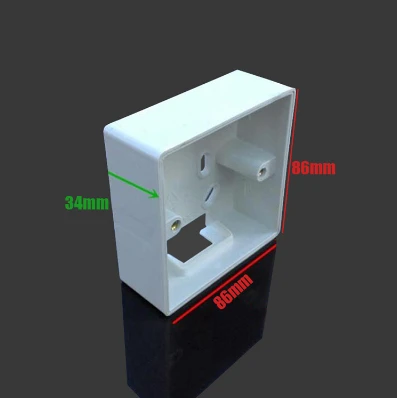 

86 type 86*86MM electrical Sockets outlet wall switch open installation bottom box plate pvc