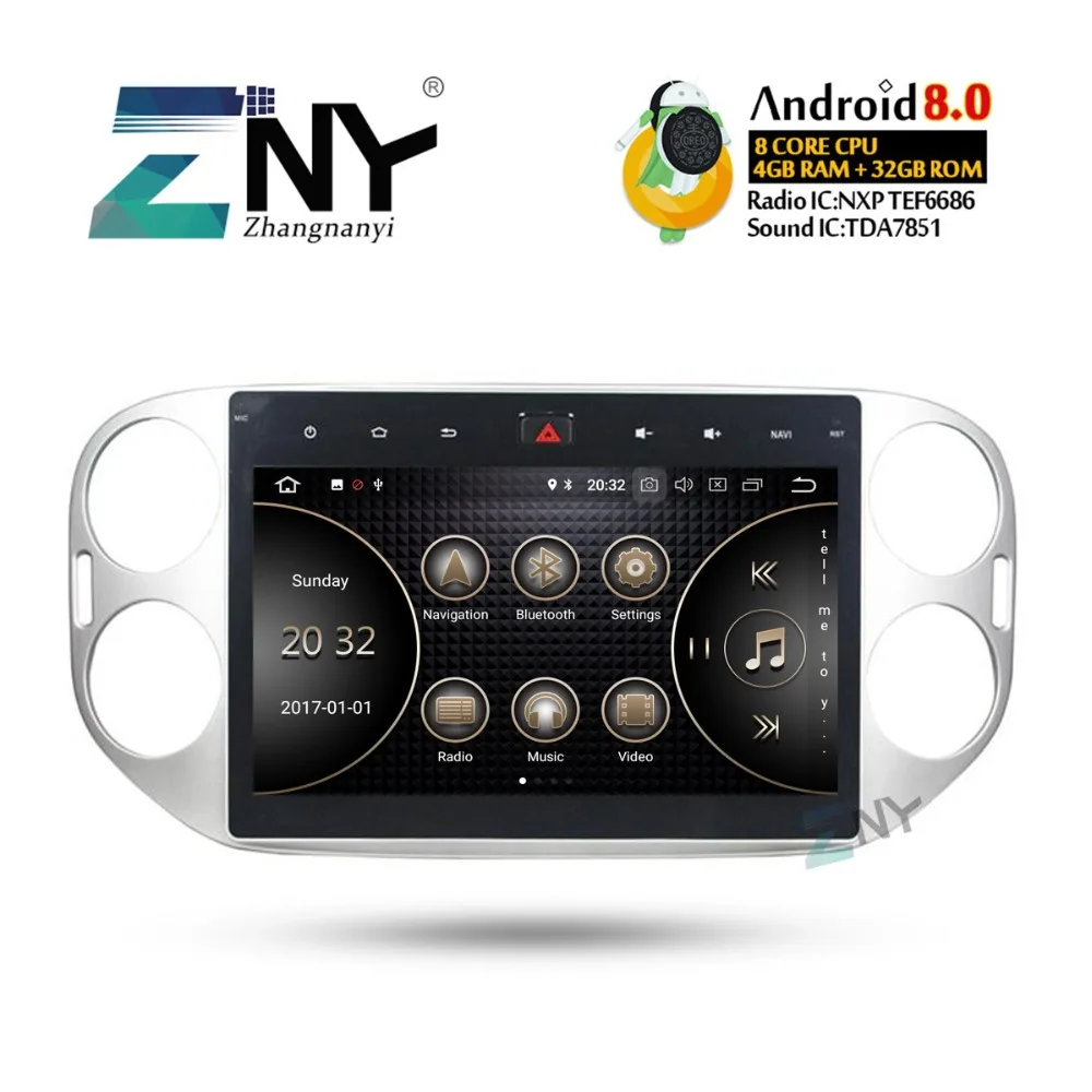 

10.1" IPS Android 9.0 Car Stereo GPS For VW Tiguan 2012 2013 2014 2015 2016 Radio +Optional DSP/Carplay/DAB+/64GB ROM/Parrot BT