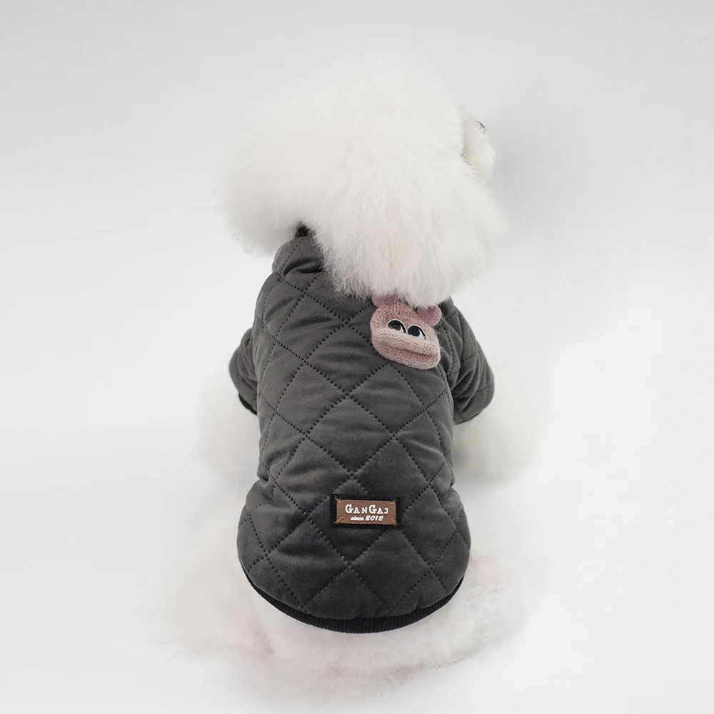 New Plaid Dog Cat Coat Hoodie Pet Puppy Jacket Winter Warm Outfit Clothes Apparel 5 sizes 2 Colours