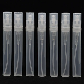 

Free Shipping ( 7pcs/lot) Empty 2ml 3ml 4ml 5ml mini plastic spray perfume bottle, small promotion sample perfume atomizer