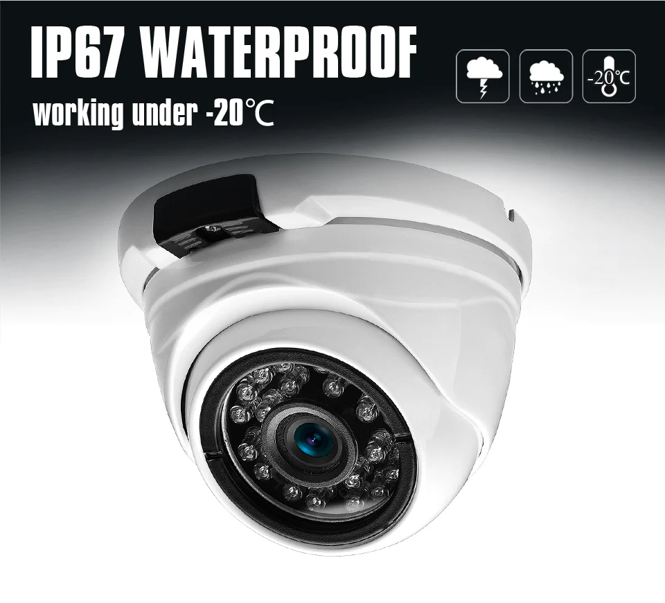 Купольная камера видеонаблюдения BESDER широкоугольная 2 8 мм 720P 960P 1080P PoE|ip camera|camera