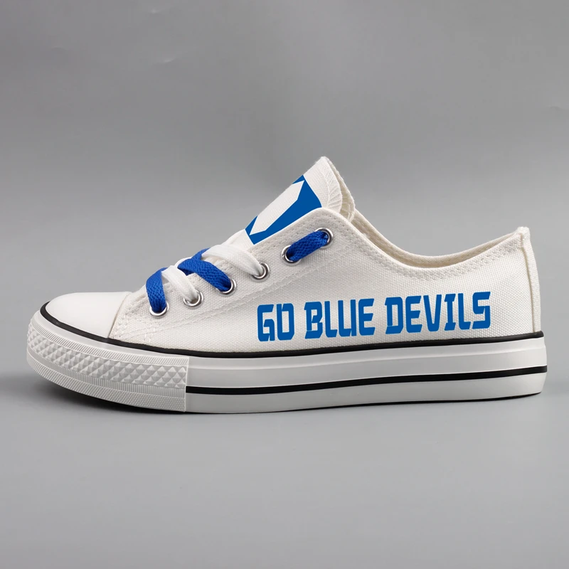 Appartements Pour Conception Fans 0000 Toile T Blanc Étudiants Les Chaussures dkq21 Casual L'université Personnalisées Lacent Marque Collège Amérique Hw06Bdcwq