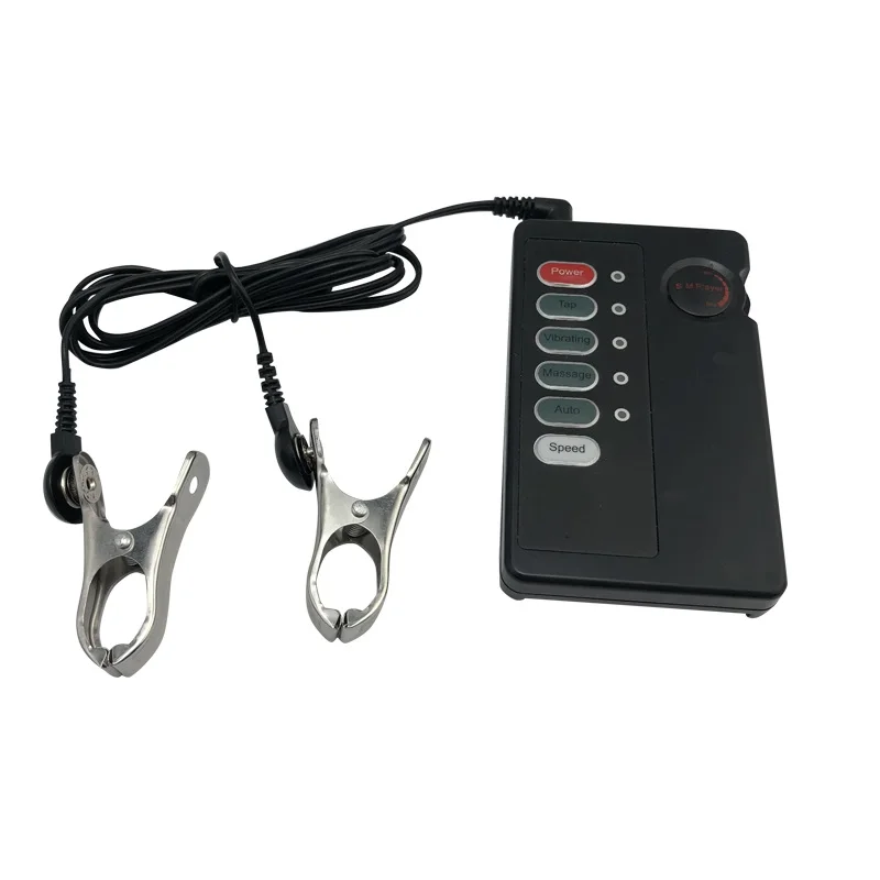 Electro shock nipple clamps clips breast BDSM Bondage Restraint Fetish penis lock electric medical Themed sex toy electric sex toys