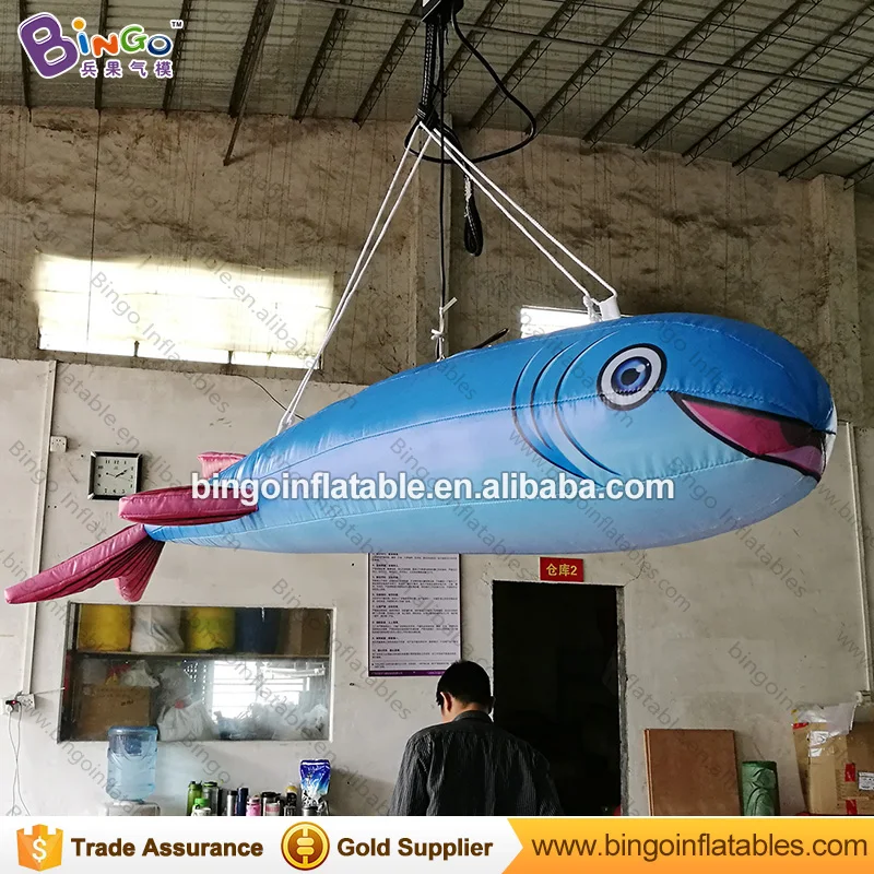 

Customized 1.5 Meters long inflatable small fish decorative digital printing small fish inflatable for decoration toys