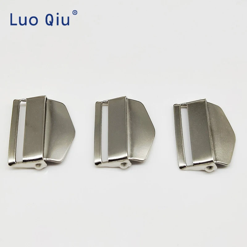 Hebilla de Metal tirantes plateados hebillas de ajuste artesanal Clips