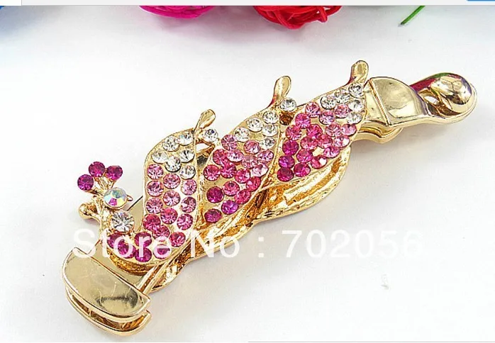 

Luxury Banana Clips Hair Barrette Hairpin Hair Clips hairgrips Rhinestone clasps clamps gift 20pcs/lot #2020