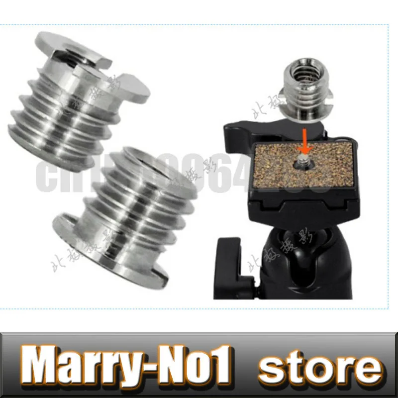 10PCS 1/4" to 3/8" Convert Screw Adapter For Camera Tripod & Monopod