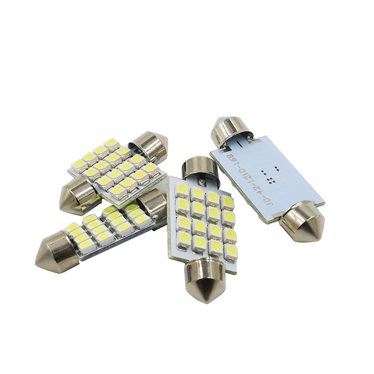 YSY 300X белый автомобиль светодио дный C5W 2835 1210 16 Smd 31 мм, 36 мм, 39 мм, 41 мм Dc 12 В гирлянда двери купола свет