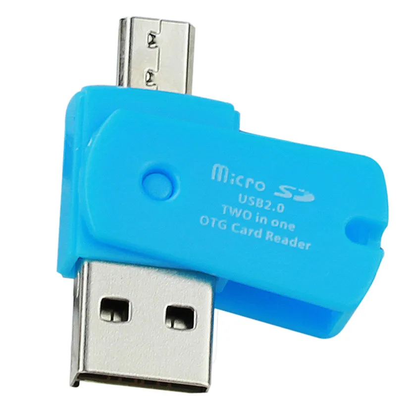 OTG Micro USB к USB 2,0 Micro SD TF кард-ридер адаптер для телефона Android Прямая поставка 0630