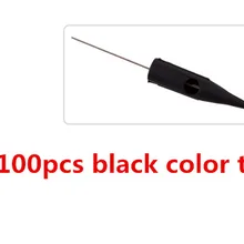 100 шт 4F иглы крышки одиночные одноразовые Перманентный макияж татуировки Советы бровей Макияж иглы долговременного тату макияжа иглы