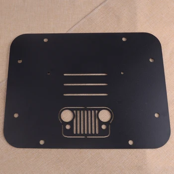 

DWCX Spare Tire Carrier Delete Filler Plate Tramp Stamp Fit For Jeep Wrangler JK JKU 2007-2018