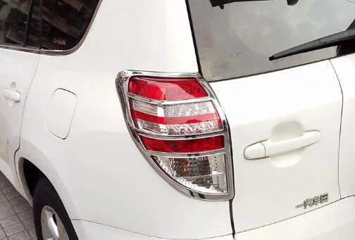 Выше star ABS chrome 2 шт. автомобиля задний фонарь украшения рамы Накладка для Toyota RAV4 2009-2012
