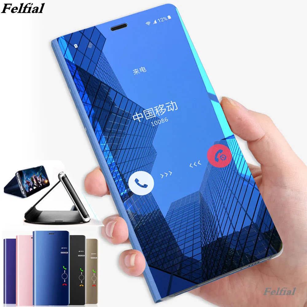 

Mirror Flip Case For Xiaomi 10 Redmi Note 8 7 9s 8 7 9 Pro MAX pocophone F1 Fundas Cases on Redmi 8 7 8A 7A K30 k20 Pro cover