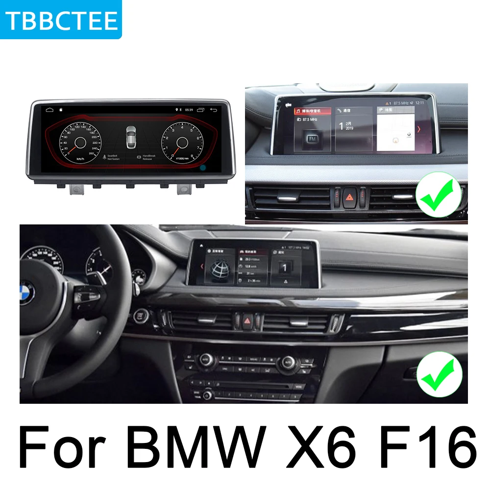 Best For BMW X6 F16 2018~2019 EVO Screen Android Car GPS Navi Map Stereo Original Style Multimedia Player Auto Radio BT WIFI HD 4