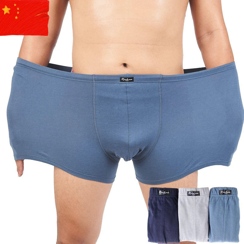 Buy 3pcs/lot Plus Size Men's Underwear Cotton Male