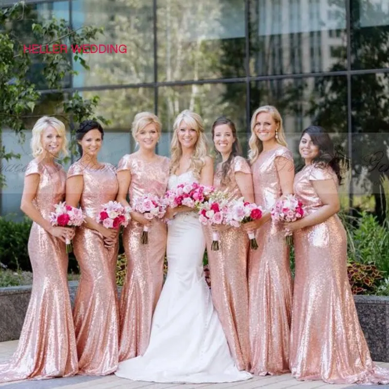rose gold bridesmaid dresses near me