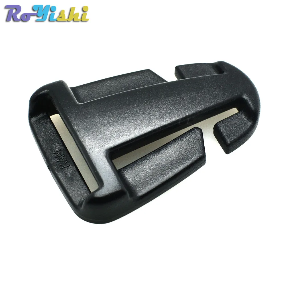 

Plastic POM Adjustable Strap Buckle for Outdoor Bag Luggage Webbing Size 20*25mm