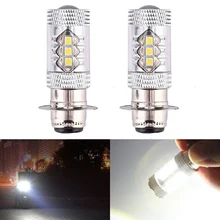 Headlight 12V LED Moped Scooter ATV Lamp Bulb Light