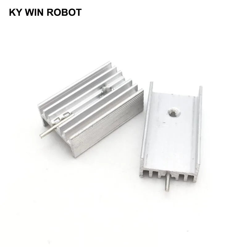 50pcs Aluminium TO-220 Heatsink TO 220 Heat Sink Transistor Radiator TO220 Cooler Cooling 25*15*11MM With 1 Pin