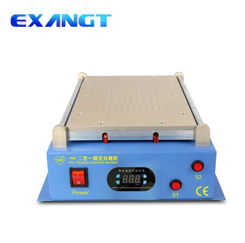 

TBK-968 2 in 1 Multifunction LCD Repair Machine set Built-in Vacuum Pump Touch Screen LCD Separator for Samsung iPad