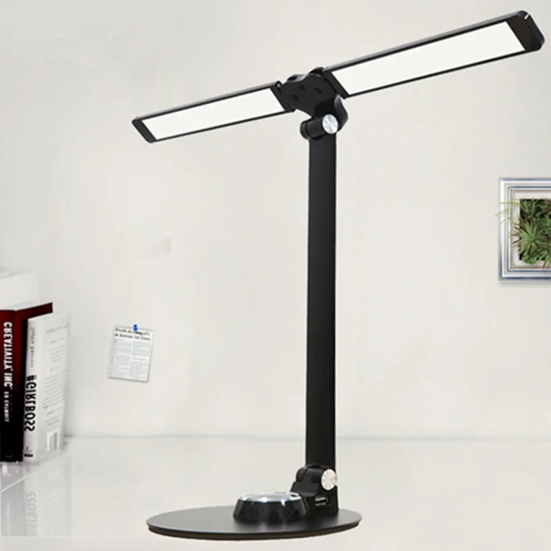 Modern led desk lamp office led eye protection desk light Double lamp 3