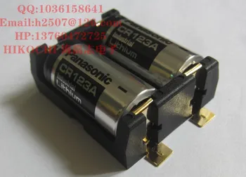 

hikochi CR123A 2/3A 16340 2slots parallel patch SMT series 3.0 V battery holder gold-plated KS1080 SMD 10pcs