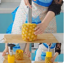 1 unid multifunción Acero inoxidable pelador, pelador de piña, fruta Peeler gadget de cocina fruta cuchillo afilador