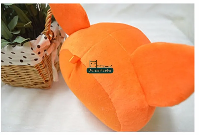 Dorimytrader Pop Anime Realistic Animals Heads Elephant Fox Panda Deer Rhinoceros Plush Toys Animal Wall Hanging Nice Home Decoration Doll DY61780(20)