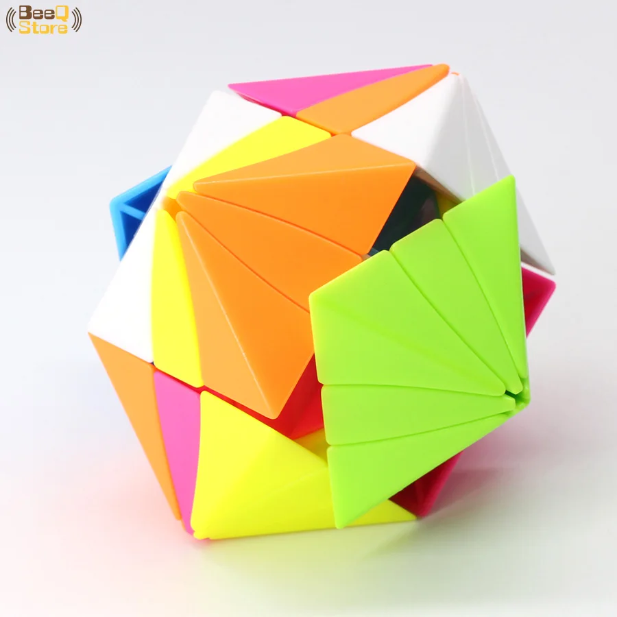Глаз магический куб без наклеек разноцветный волшебный куб тело головоломка куб 3x3 странной формы Cubo Magico Развивающие игрушки для детей