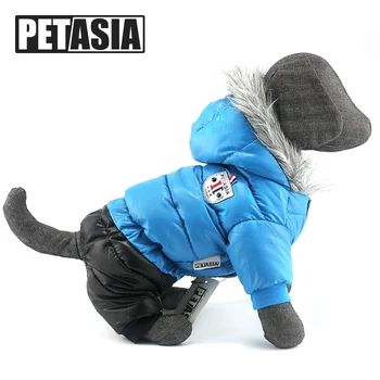 

Winter Dog Clothes Super Warm Pet Dogs Overalls Waterproof Coat Jacket Jumpsuit Puppy For Chihuahuas Small Large Dogs PETASIA