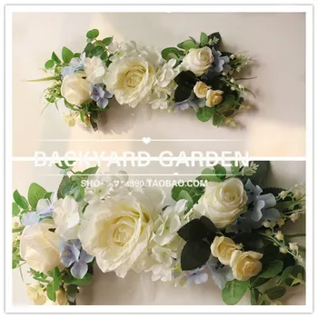 

Christmas Flower Garland Door Hanging Decoration Wedding Room Wall Decoration Flower Garland Christmas Pendant