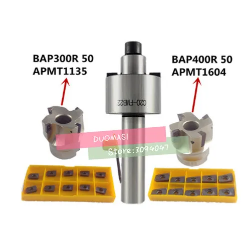 C20 FMB22 фрезы для лица BAP300R BAP400R 50 22 с 10 шт. APMT1604 карбидная вставка подходит алюминия |