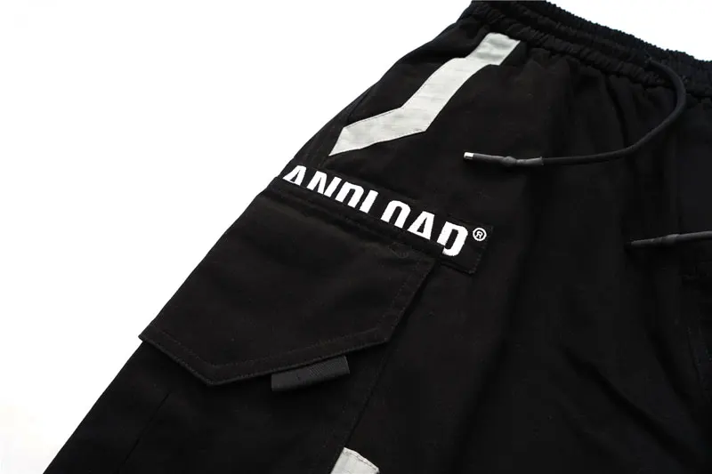 Color Block Multi Pockets Cargo Baggy Shorts 3