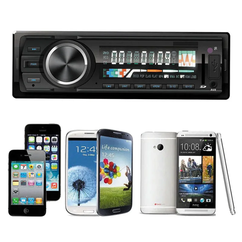 

Bluetooth Car Stereo Audio In-Dash FM Aux Input Receiver SD USB MP3 Radio