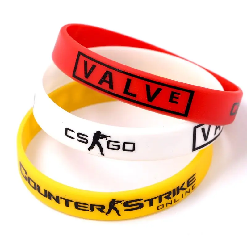 Bracelet Jewelry Adult Men Anime CS GO Silicone Bracelet