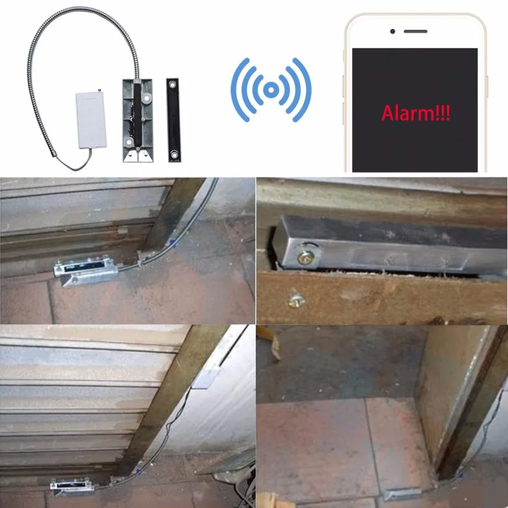 

Mini Wired Infrared Detector Indoor Metal PIR Detector 304 Home Business Security Burglar Alarm Set For Rolling Gate