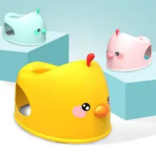 Новинка, Лидер продаж, прекрасный ребенок младенец, для мальчиков и девочек, комфортный мультфильм, Цыпленок, горшок, сиденье для унитаза, гигиенический писсуар, портативный напольный унитаз