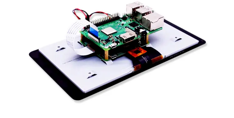 Raspberry Pi 7 дюймов сенсорный экран Экран Дисплей Поддержка для 10-сенсорной панелью Raspberry Pi 4 Pi 3 нулевой Экран