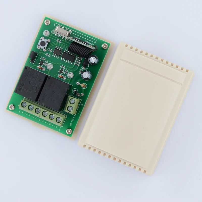 

DC 12V 2CH RF Wireless Remote Control Light Switch Mini 2channel independent Relay Work Model For Momentary Toggle Latched