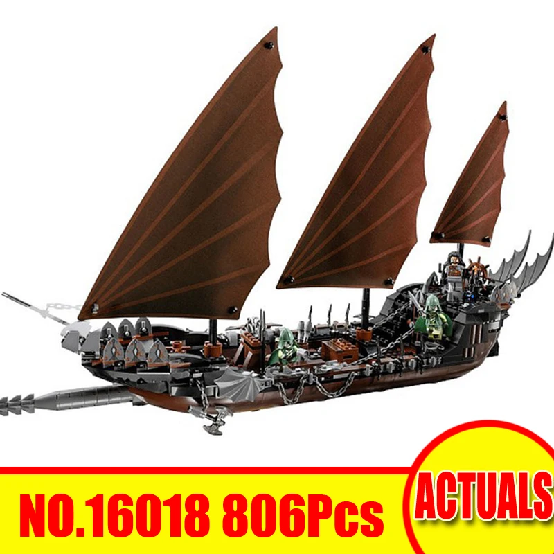 

Lepin 16018 806Pcs Figures Lord of the Rings Ambush On The Pirate Ship Building Blocks Bricks Kid Toy Set Model Compatible 79008