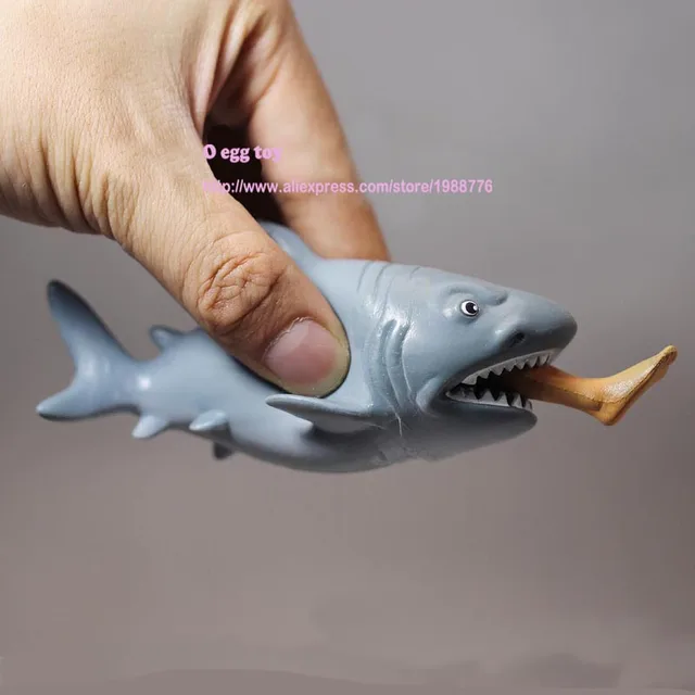 Jaws Toy shark Novelty Fun whale stress reliever Mosasaurus Leopard