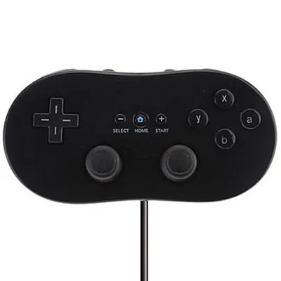 Классический ABS проводной игровой контроллер, игровой пульт, Pro геймпад, джойстик с амортизатором для Nintendo wii первого и второго поколения