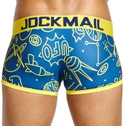 JOCKMAIL модные, пикантные для мужчин нижнее бельё для девочек прекрасный мультфильм печати мужские семейные трусы удобные трусы дышащие гей