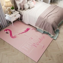 Скандинавские коврики с изображением фламинго, фланелевый Придверный коврик, коврик для прихожей, коврик для кухни, коврик для йоги, Настольный коврик для чая, большие коврики для гостиной