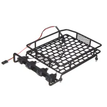 Roof Luggage Rack RC 1/10 LED Light Durable For Wrangler Tamiya CC01 CR01 SCX10 Car Styling Roof Luggage Rack RC 1/10 LED Light Durable For Wrangler Tamiya CC01 CR01 SCX10 Car Styling