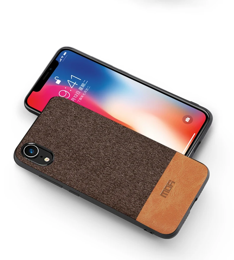 MOFi чехол для iPhone XS чехол для iPhone XR ткань Защитный силиконовый coque capas для iPhone XS Max чехол